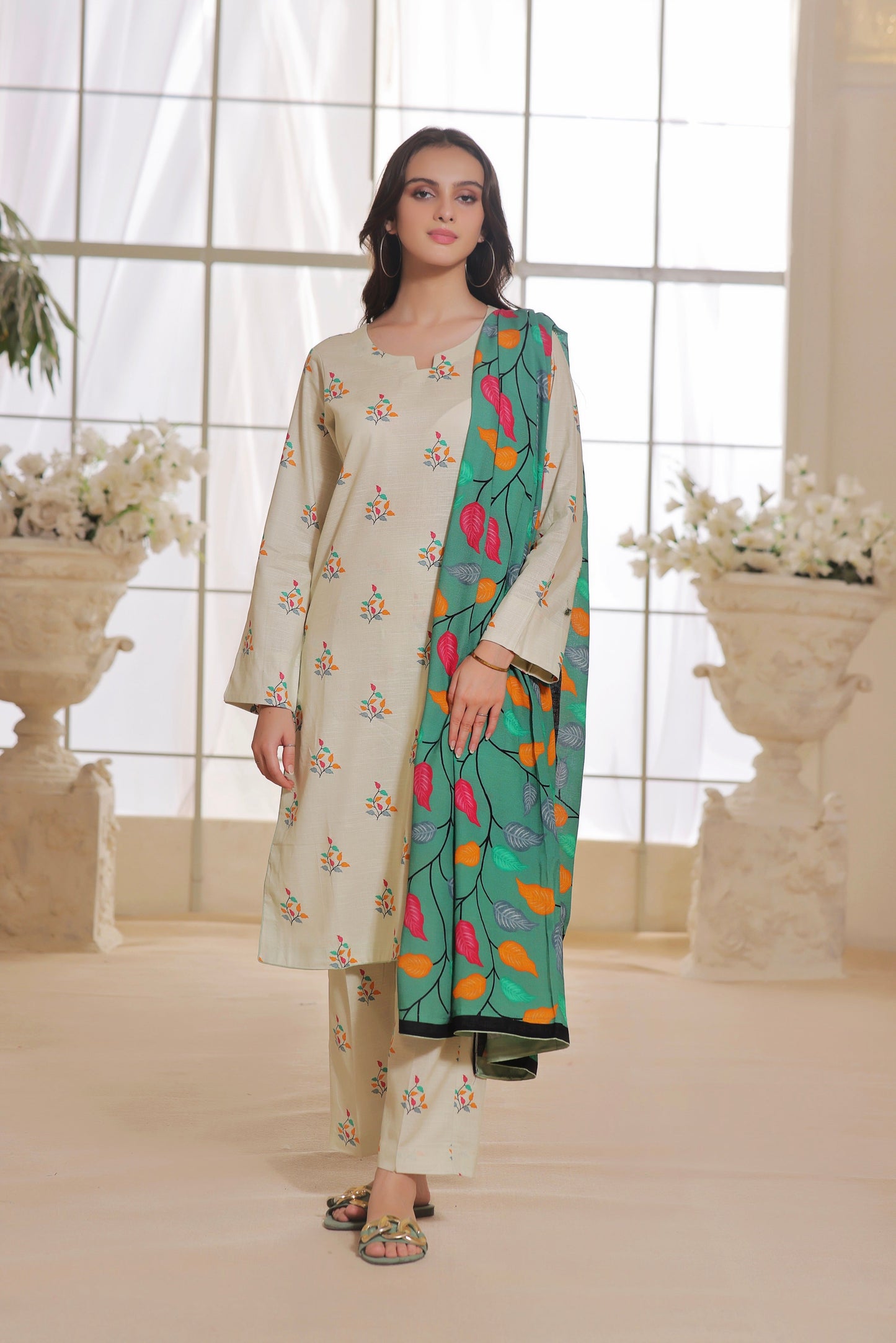 DIGITAL PRINTED KHADDAR 3PC-ZN308