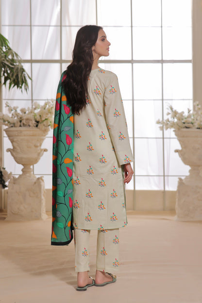 DIGITAL PRINTED KHADDAR 3PC-ZN308