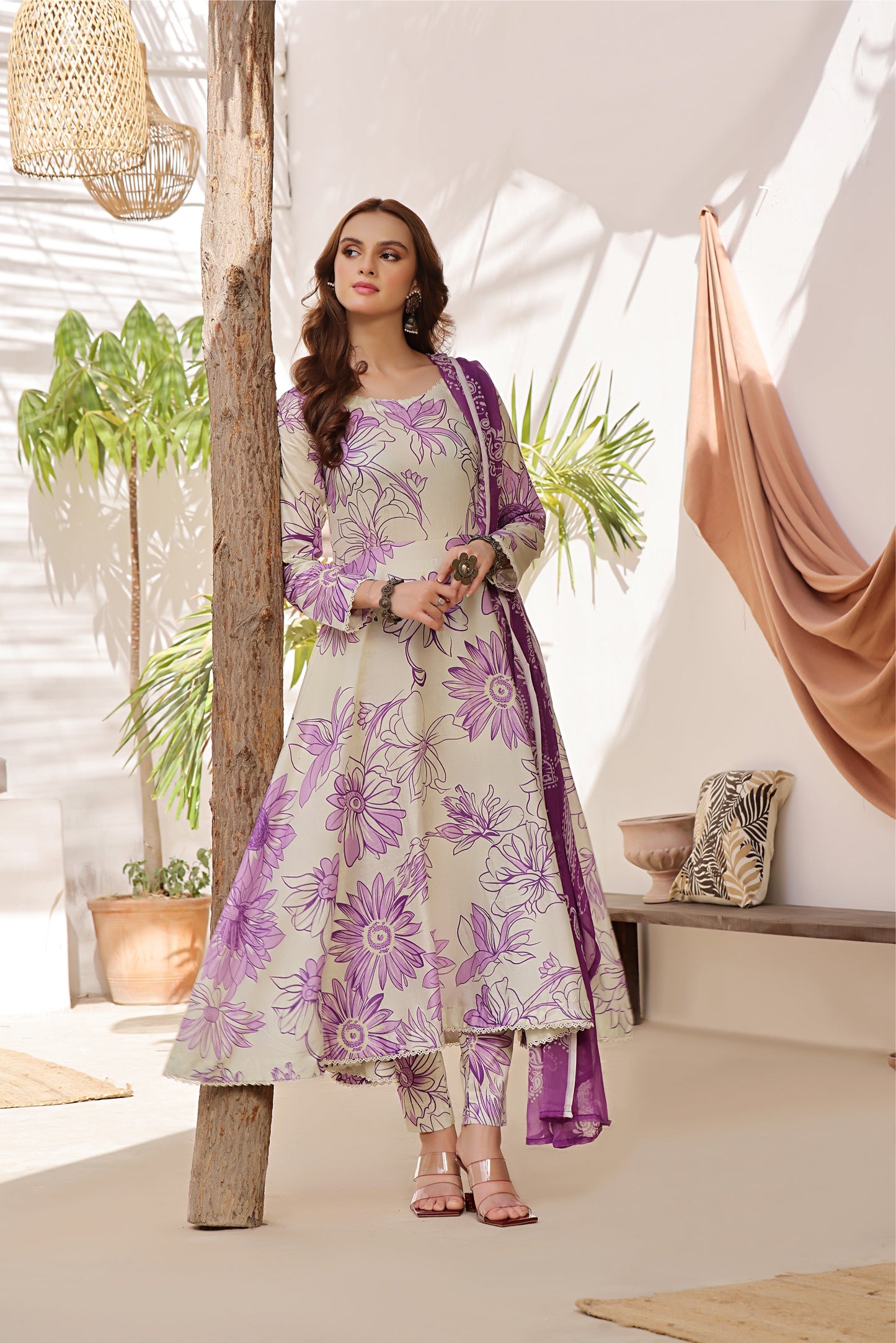 DIGITAL PRINTED LAWN 3PC-ZN411