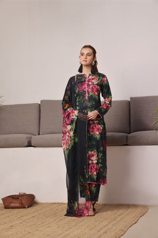 DIGITAL PRINTED LAWN 3PC-ZN415