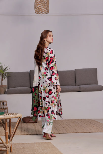 DIGITAL PRINTED LAWN 3PC-ZN414