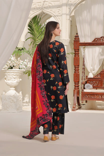 DIGITAL PRINTED KHADDAR 3PC-ZN309