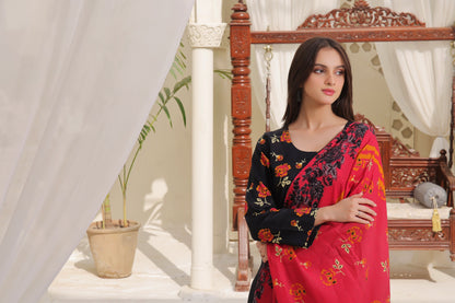 DIGITAL PRINTED KHADDAR 3PC-ZN309