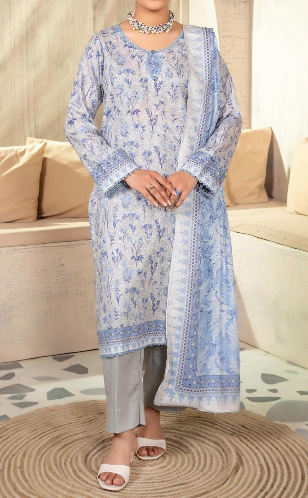 DIGITAL PRINTED KHADDAR-3PC