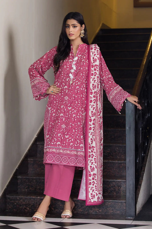 3PC UNSTITCHED KHADDAR SUIT- ZN2873