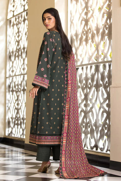 3PC UNSTITCHED KHADDAR SUIT- ZN2874