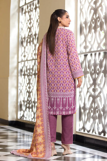 3PC UNSTITCHED KHADDAR SUIT- ZN2891