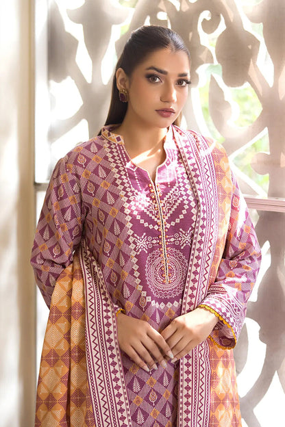 3PC UNSTITCHED KHADDAR SUIT- ZN2891