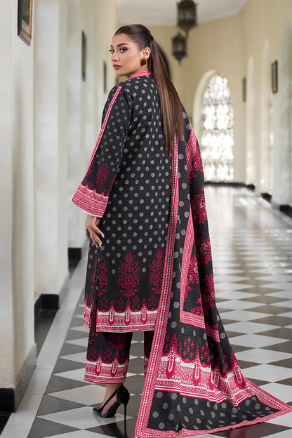 3PC UNSTITCHED KHADDAR SUIT- ZN2907