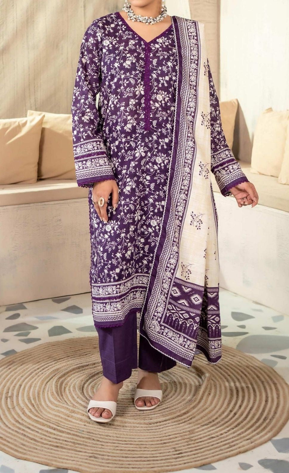 DIGITAL PRINTED KHADDAR-3PC