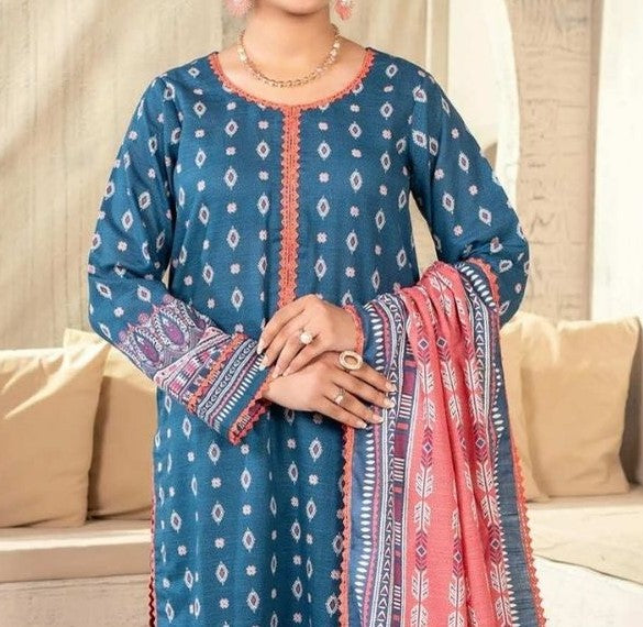 DIGITAL PRINTED KHADDAR-3PC