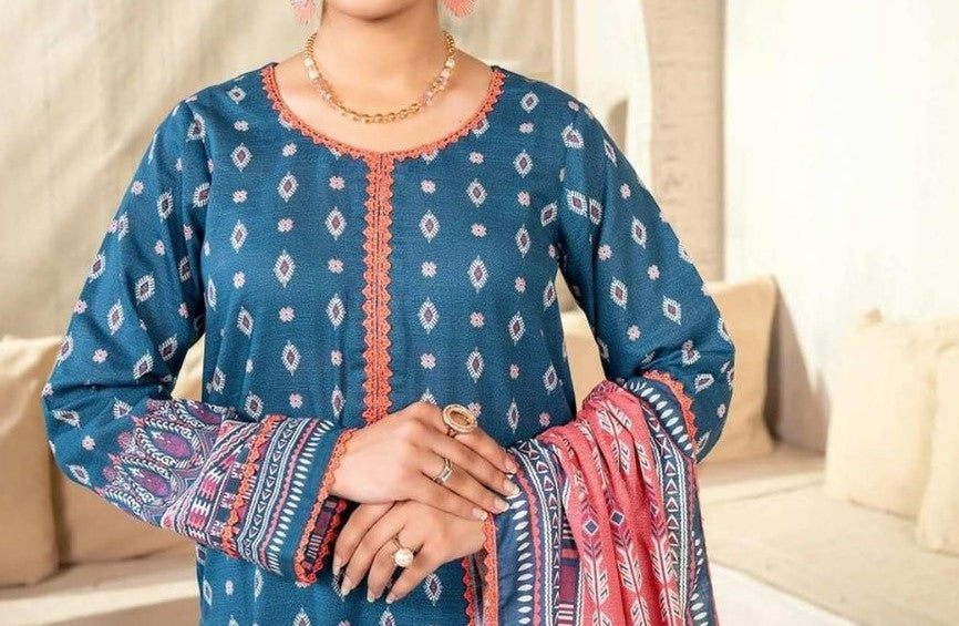 DIGITAL PRINTED KHADDAR-3PC